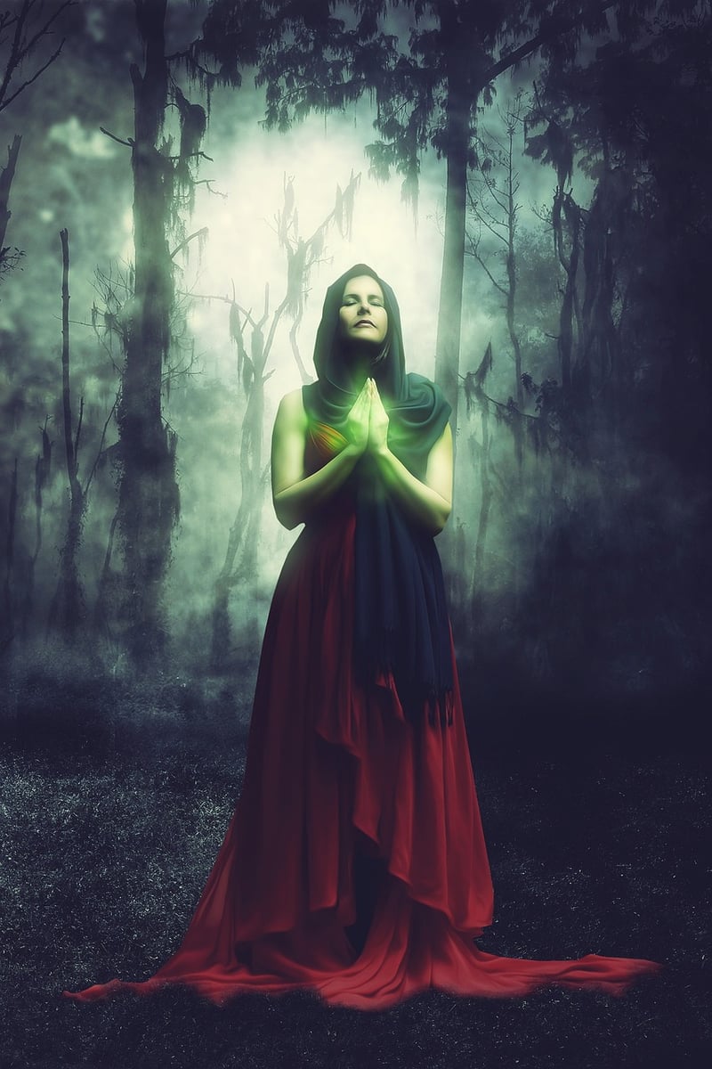 Fairy in a fantasy forest